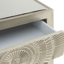 Frenso Mirrored Top Silver Console Table by Lavishway | Hallway Console Table-25514