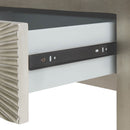 Frenso Mirrored Top Silver Console Table by Lavishway | Hallway Console Table-25516