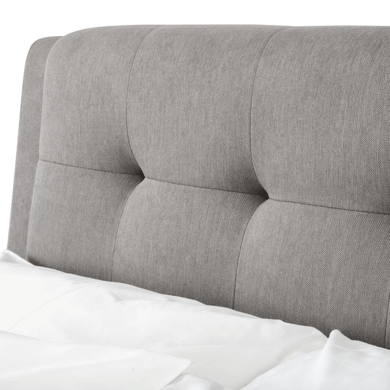 Fullerton 4 Drawers Grey Linen Bed by Lavishway | Ottoman Beds-20287