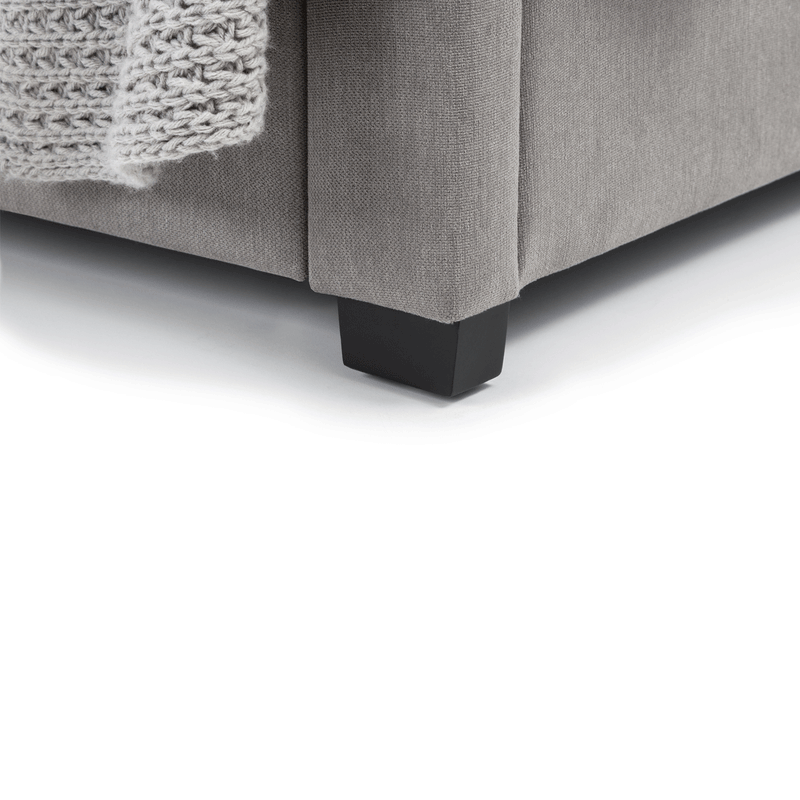 Fullerton 4 Drawers Grey Linen Bed by Lavishway | Ottoman Beds-20286