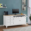 Fulton Hidden Home Office Desk by Lavishway | Desk Pedestals-25811