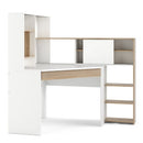 Function Plus 1 Drawer & Shelves Corner Desk