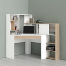 Function Plus 1 Drawer & Shelves Corner Desk