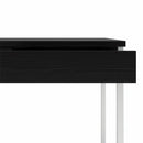Function Plus Black Wooden 3 Drawers Desk