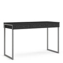 Function Plus Black Wooden 3 Drawers Desk