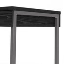 Function Plus Black Wooden 3 Drawers Desk