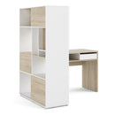 Function Plus Oak Finish Storage Unit Desk