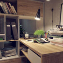 Function Plus Oak Finish Storage Unit Desk