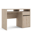 Function Plus Oak Finish Wooden 1 Door Desk