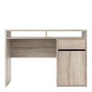 Function Plus Truffle Oak Finish 1 Door Desk