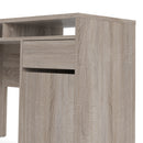 Function Plus Truffle Oak Finish 1 Door Desk