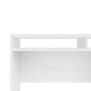 Function Plus White 1 Door 1 Drawer Wood Desk