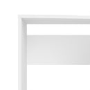 Function Plus White High Gloss 3 Drawers Desk