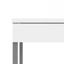 Function Plus White Wooden 3 Drawers Desk