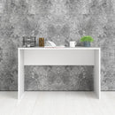 Function Plus White Wooden Basic Desk