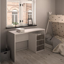 Function Plus White & Grey 3 Drawers Desk