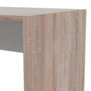 Function Plus White & Oak Bookcase Unit Desk