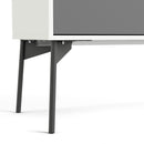 Fur White Wooden 1 Glass Door China Cabinet