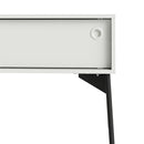 Fur White Wooden 2 Sliding Doors TV Unit