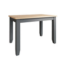 Grantham Oak Top Extendable Grey Dining Table by Lavishway | Dining Tables-33928