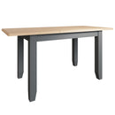 Grantham Oak Top Extendable Grey Dining Table by Lavishway | Dining Tables-33929