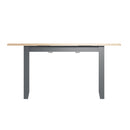 Grantham Oak Top Extendable Grey Dining Table by Lavishway | Dining Tables-33932