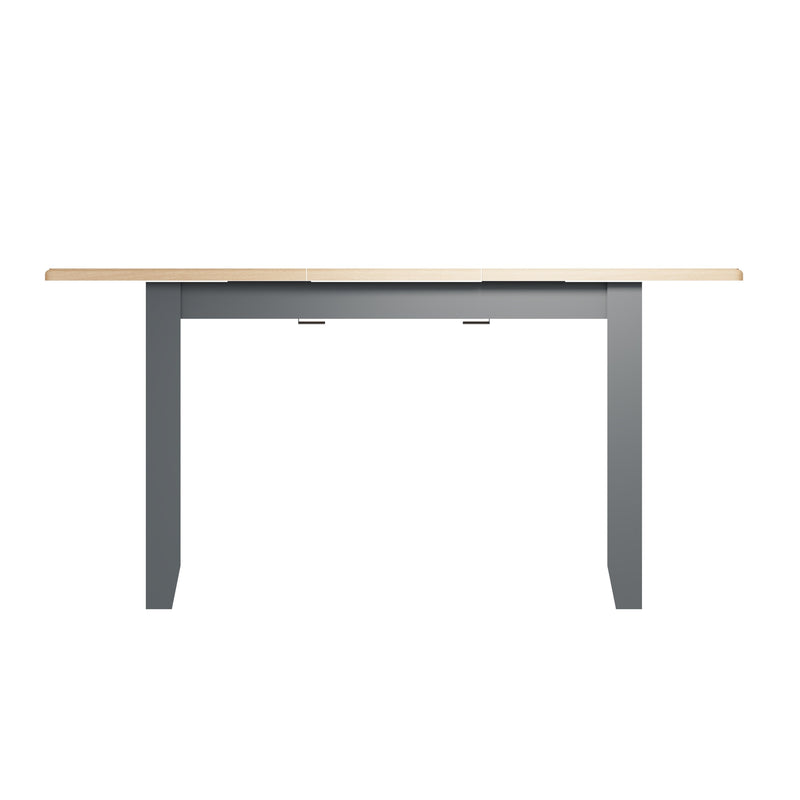 Grantham Oak Top Extendable Grey Dining Table by Lavishway | Dining Tables-33932