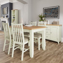 Grantham Oak Top Extendable Dining Table by Lavishway | Dining Tables-30987