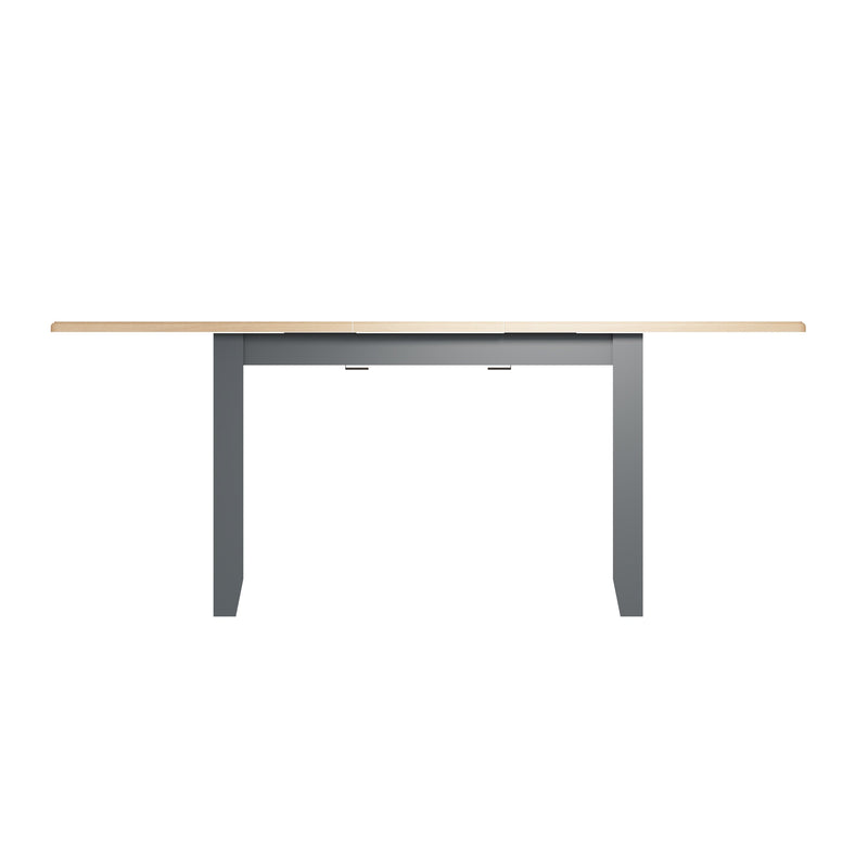 Grantham Oak Top Grey Extendable Dining Table by Lavishway | Dining Tables-36848