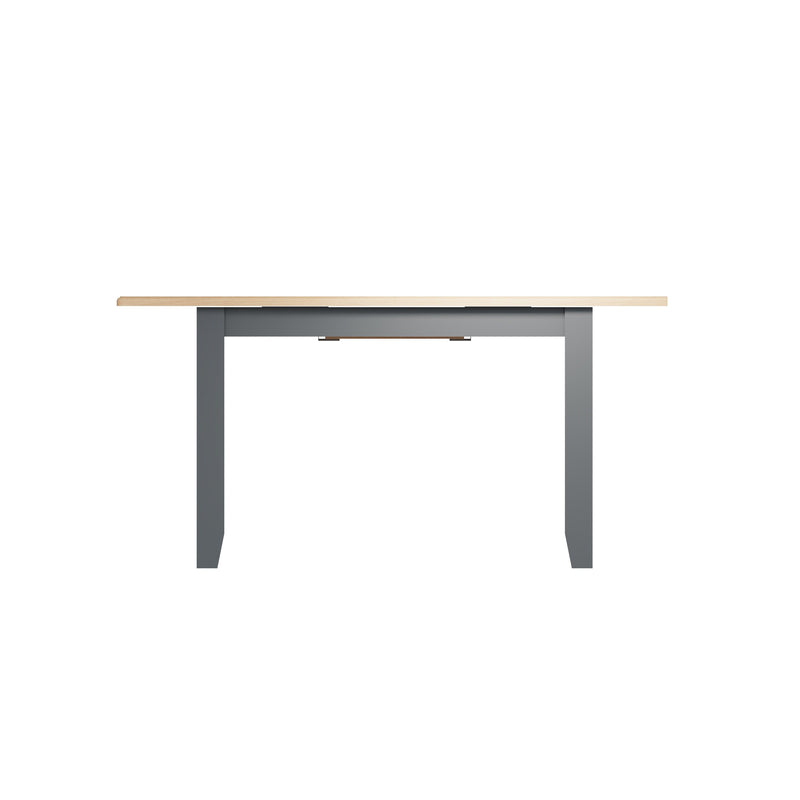 Grantham Oak Top Grey Extendable Dining Table by Lavishway | Dining Tables-36847
