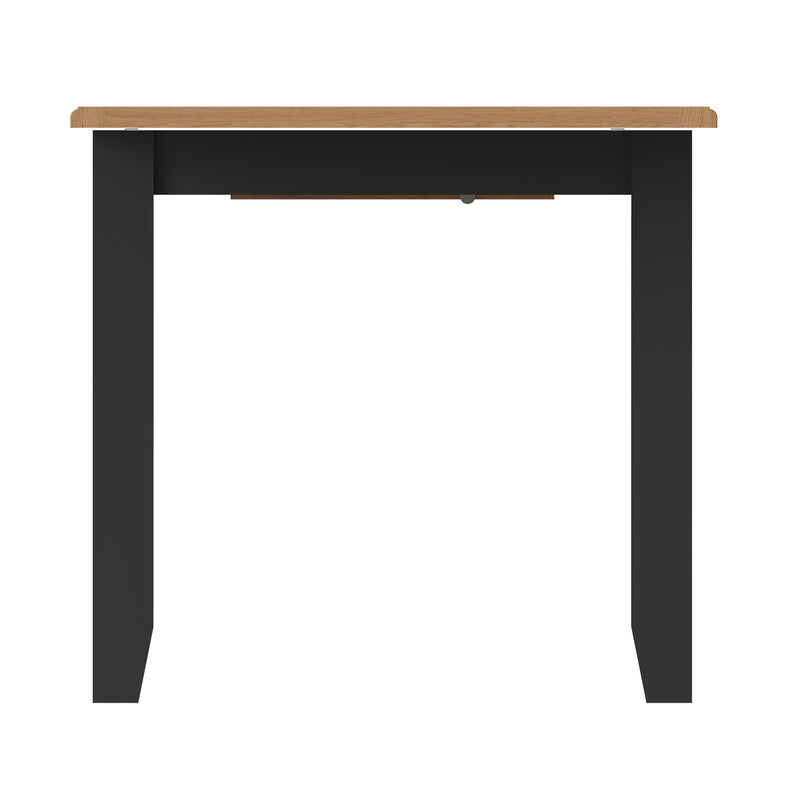 Grantham Oak Top Grey Extendable Dining Table by Lavishway | Dining Tables-36849