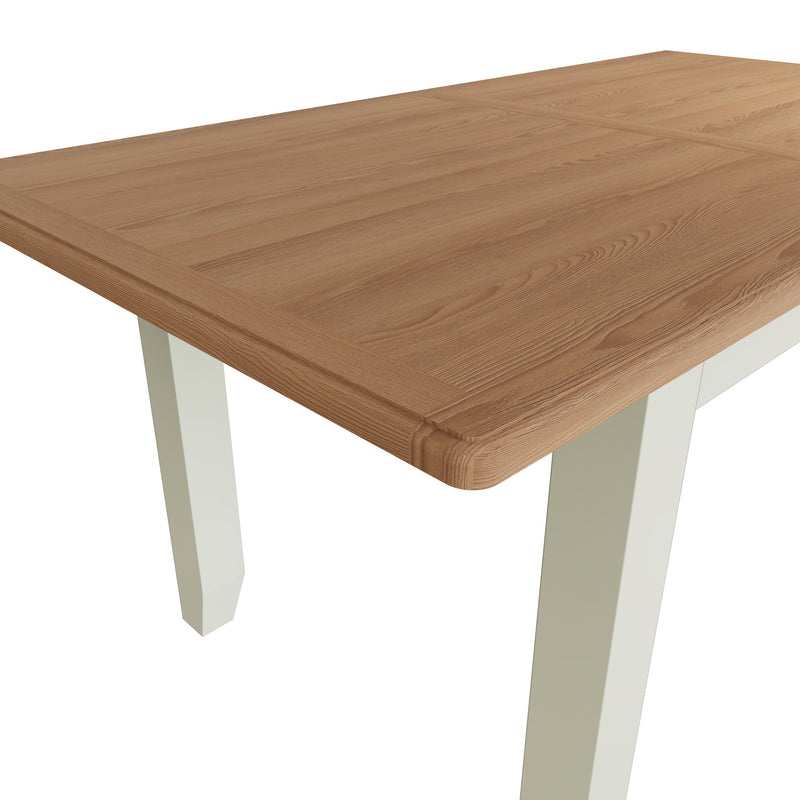 Grantham Oak Top Extendable Dining Table by Lavishway | Dining Tables-37083