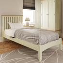 Grantham White Painted Single Bed Frame by Lavishway | Wooden Beds-30999