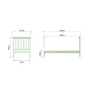 Grantham White Painted Single Bed Frame by Lavishway | Wooden Beds-31007