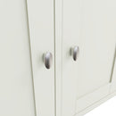 Grantham Oak Top 3 Doors Sideboard in White by Lavishway | Sideboards-31020