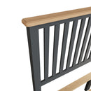 Grantham Midnight Grey Bed Frame by Lavishway | Wooden Beds-36956