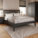 Grantham Midnight Grey Bed Frame by Lavishway | Wooden Beds-36939