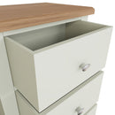 Grantham White Painted 5 Drawers Narrow Chest by Lavishway | Chest Of Drawers-31028