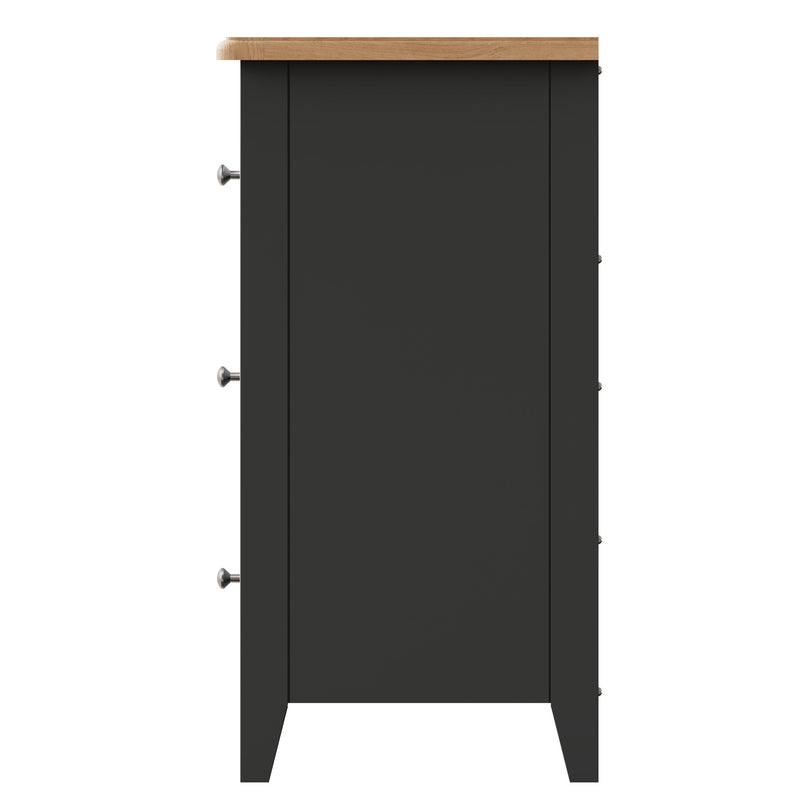 Grantham Oak Top 6 Drawers Chest by Lavishway | Chest Of Drawers-33901