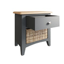 Grantham Midnight Grey Side Table by Lavishway | Side Tables-36721