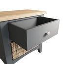 Grantham Midnight Grey Side Table by Lavishway | Side Tables-36724