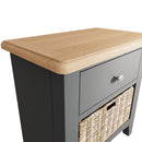 Grantham Midnight Grey Side Table by Lavishway | Side Tables-36723