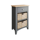 Grantham Oak Top 1 Drawer Cabinet Unit by Lavishway | Hallway Cabinets-33977