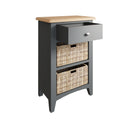 Grantham Oak Top 1 Drawer Cabinet Unit by Lavishway | Hallway Cabinets-33978
