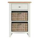 Grantham White 2 Baskets Cabinet by Lavishway | Hallway Cabinets-31044