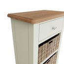 Grantham White 2 Baskets Cabinet by Lavishway | Hallway Cabinets-31046