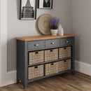 Grantham 3 Drawer 6 Basket Unit Cabinet by Lavishway | Hallway Cabinets-36826