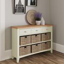 Grantham White 6 Basket Cabinet by Lavishway | Hallway Cabinets-31059