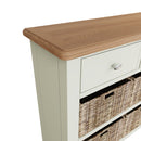 Grantham White 6 Basket Cabinet by Lavishway | Hallway Cabinets-31066