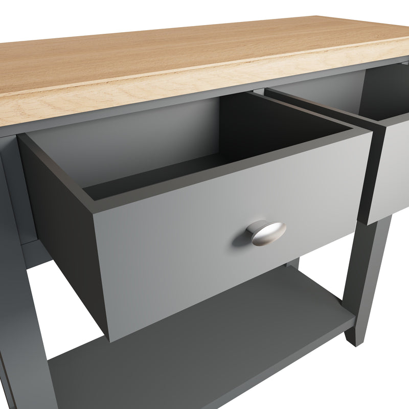 Grantham Solid Pine Wood Frame Console Table by Lavishway | Hallway Console Table-36740